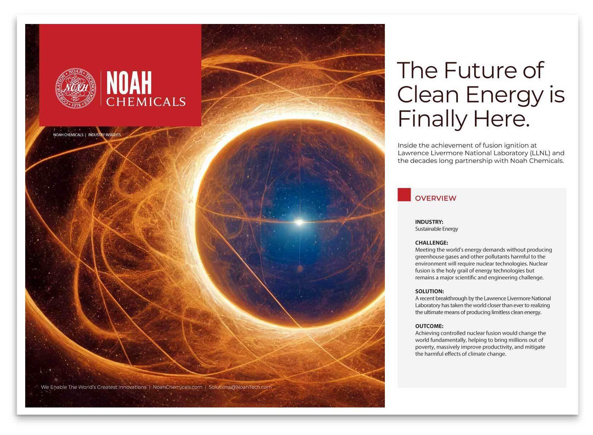 Energy orb representing Fusion ignition for the LLNL Fusion achievement paper cover