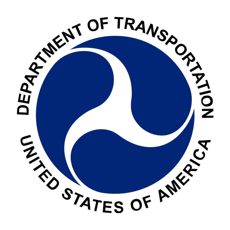 Logo of the Department of Transportation of the United States of America